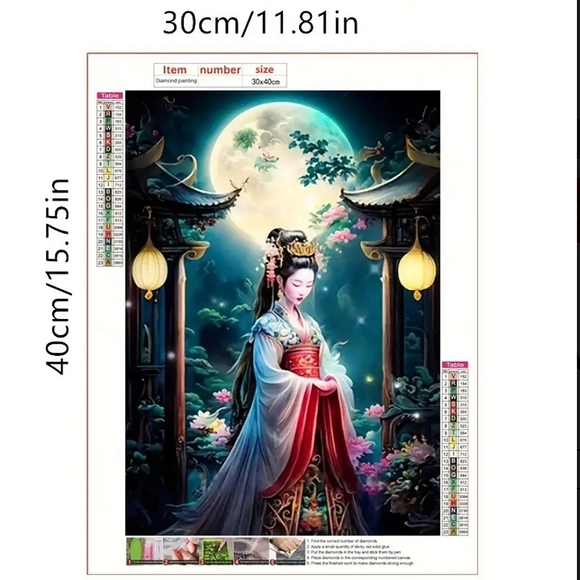 Geisha diamond art - Picture 2 of 8